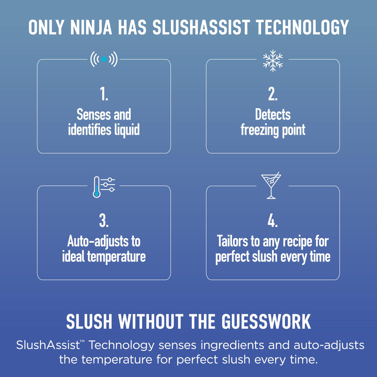 Ninja SLUSHi Max XXL Smart Frozen Drink Maker, Top Performance and Smart Technology, Party Size 150 Ounces Capacity, No Ice Needed, 6 Programs, Ideal Temp and Texture up to 12 Hours, Peach, FS605