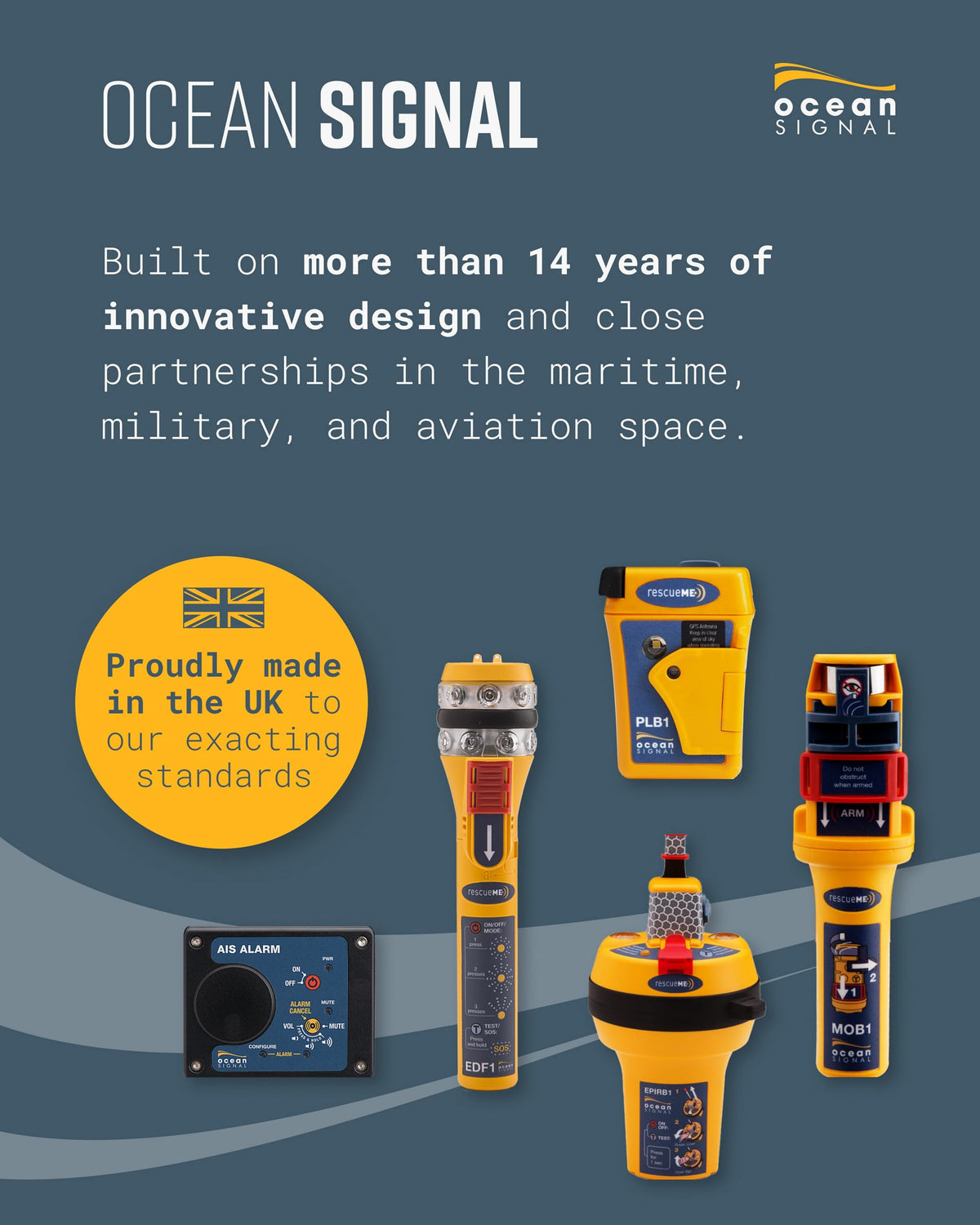 Ocean Signal rescueME MOB1 - Compact AIS Man Overboard Device with Automatic Activation, 7-Year Battery Life, 24 Hours of Operation, and Integrated DSC Transmitter