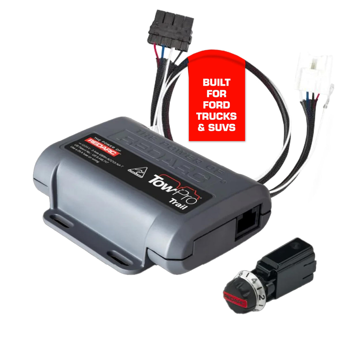 REDARC Tow-Pro Trail Kit Electric Trailer Brake Controller Kit for 2009-2019 Ford F-150, Off Road Dual Braking, Plug and Play Install, 12V/24V Compatible to Tow RV, Camper, Trailer, Boat