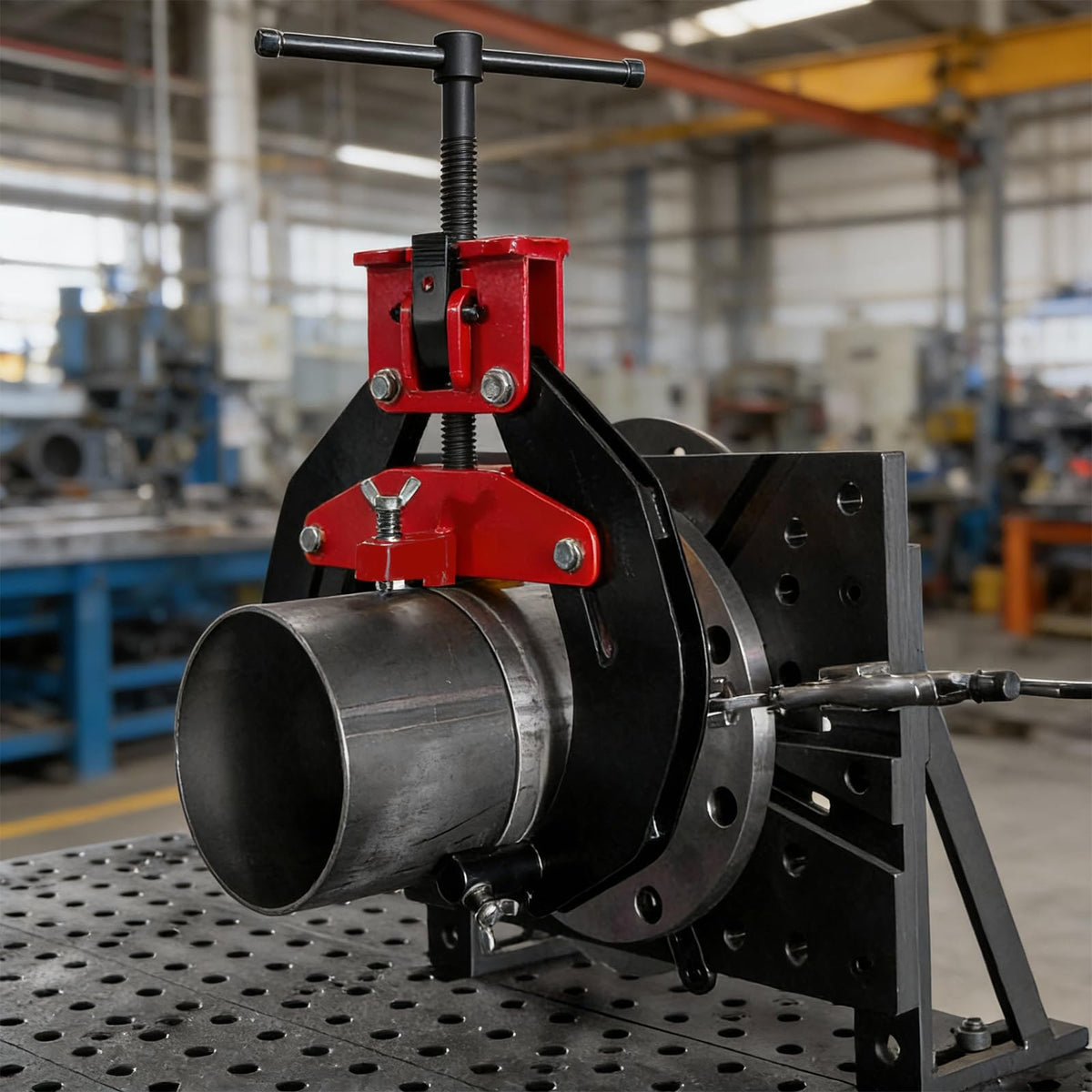 Alwalkee 4" to 11" Heavy Duty Pipe Alignment Clamp, Professional Welding Clamp with Quick Release