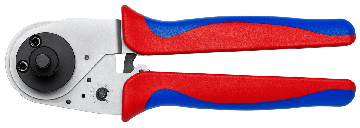 KNIPEX Tools 97 52 67 DT Crimping Pliers - Four-Mandrel For DT Contacts, 9"