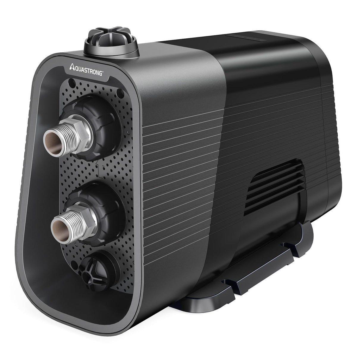 Aquastrong Whole House Water Pressure Booster Pump 80 PSI, 115V Automatic Variable Speed, Constant Pressure, Integrated Design, Self-Priming, for Home, Apartment, Shower, Garden, Shallow Well,Smart 45