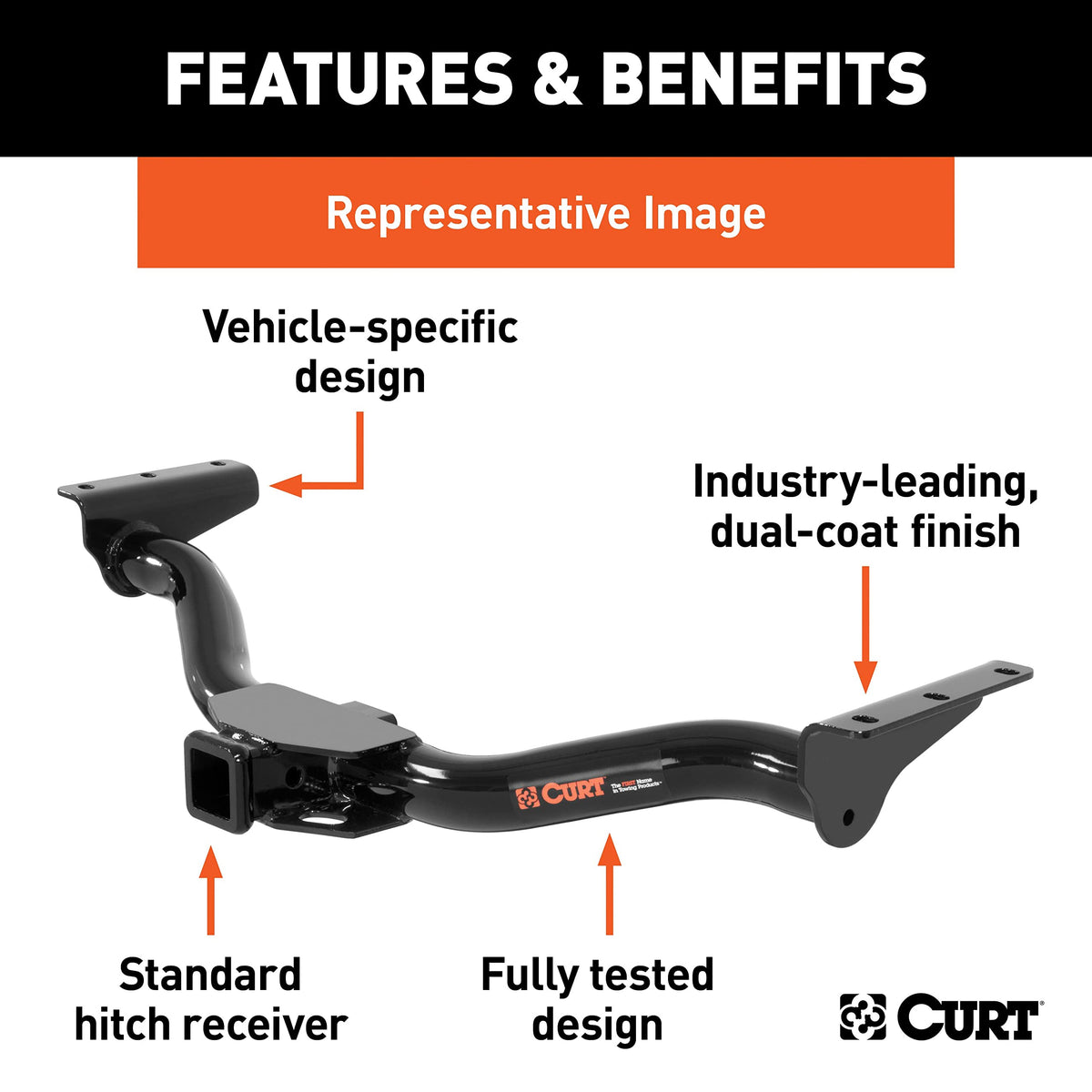 Curt Manufacturing 13087 Class III Receiver