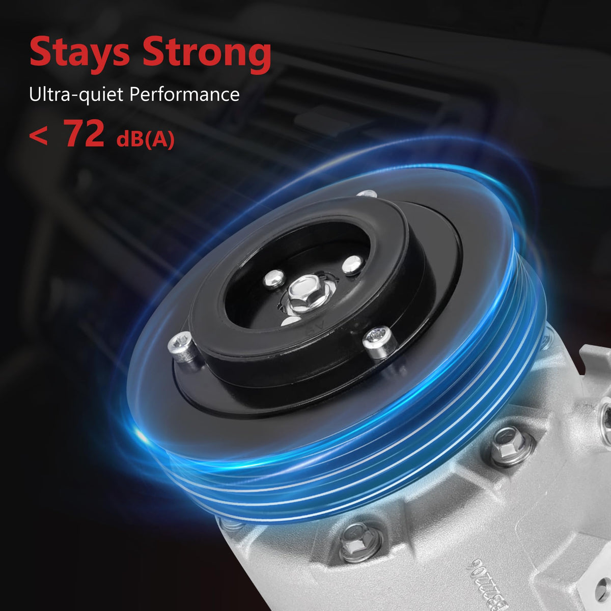 HYR New Air Conditioner AC Compressor with Clutch Compatible with Hyundai Sonata 2.0L 2.4L 2012-2014 & Kia Optima 2.0L 2.4L 2012-2018, #CO29159C 977013V110