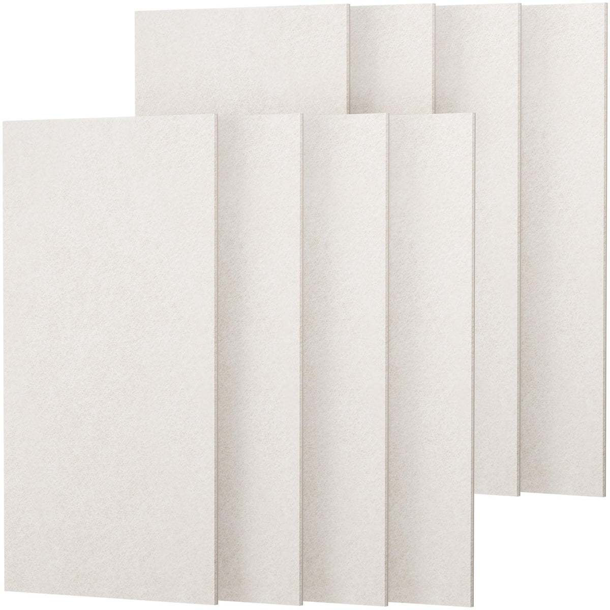 TONOR Large Acoustic Panels Self-Adhesive, 8PCS 44.1" x 21.7" Sound Absorbing Panel, Acoustic Wall Panels for Interior Wall Decor and Recording Studio Acoustical Treatments, Living Room, Oatmeal