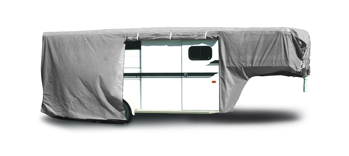 ADCO 46014 SFS AquaShed Gooseneck Horse Trailer Cover, Fits 31'7" - 34'6" Trailers, Gray