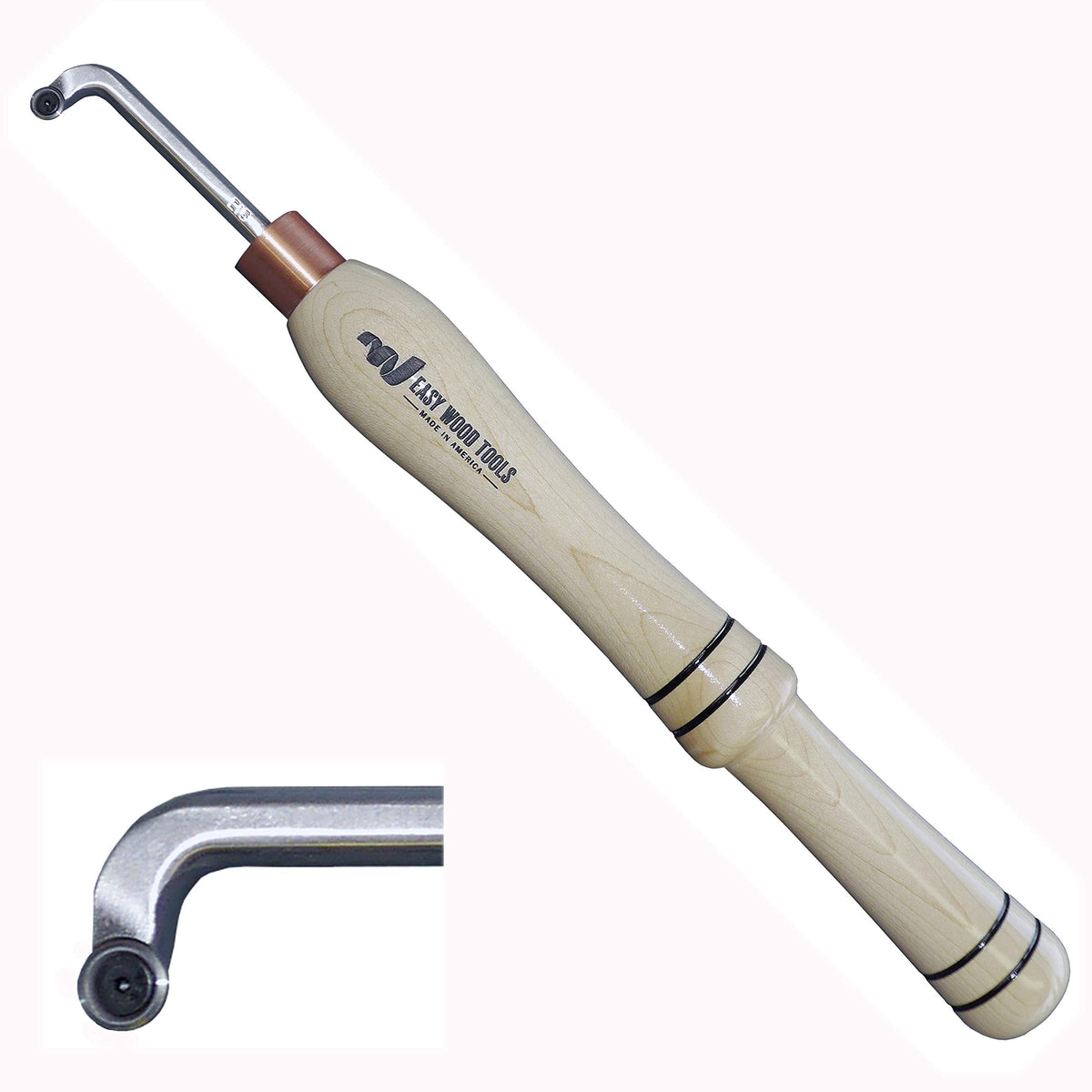 Easy Wood Tools #3 90 Degree Mini Hollower (6503) Equipped with Ci5-NR Negative Rake Carbide Cutter
