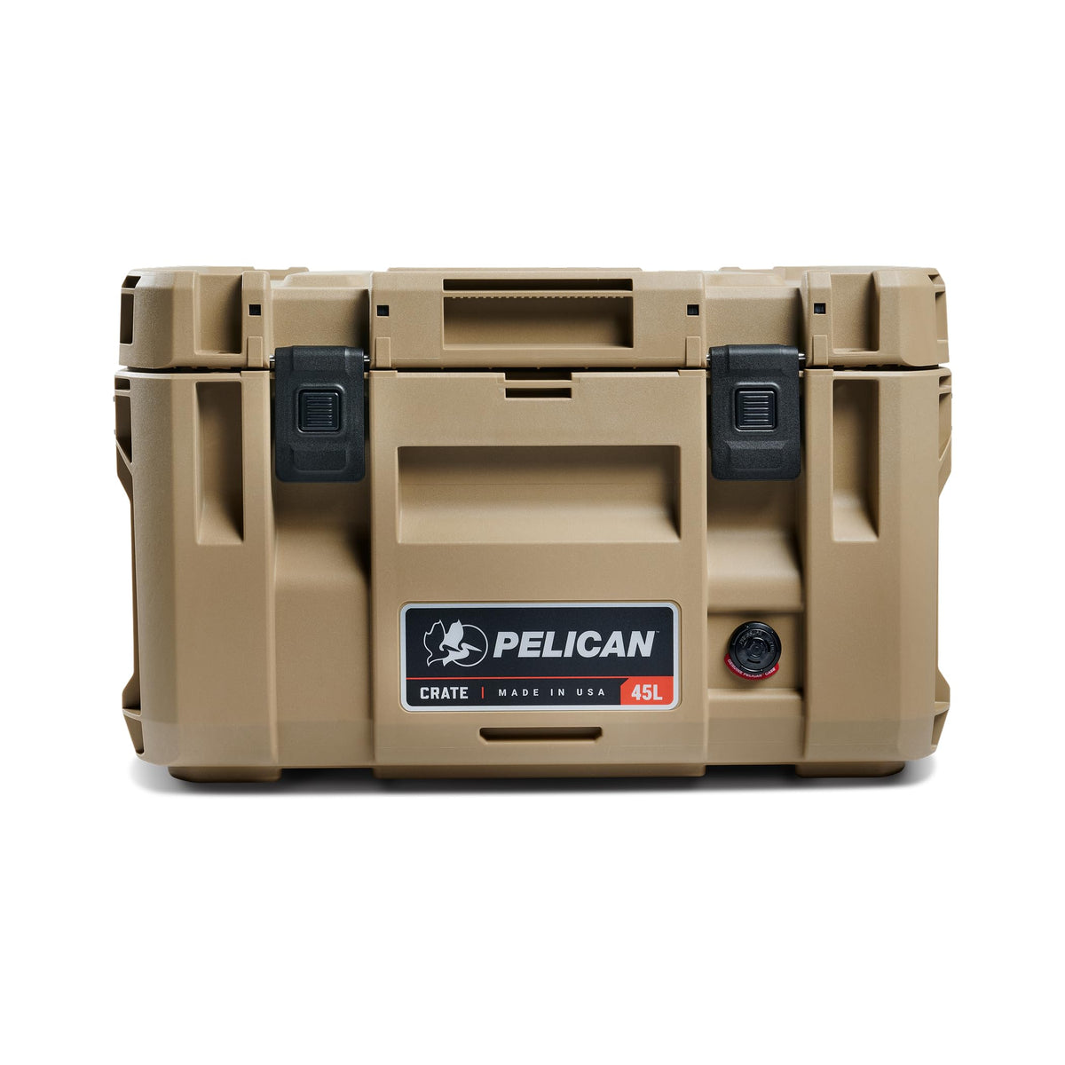 Pelican Crate - 45 Liter Storage Case - Cargo Box, Transport Case, Overland Case (Desert Tan)