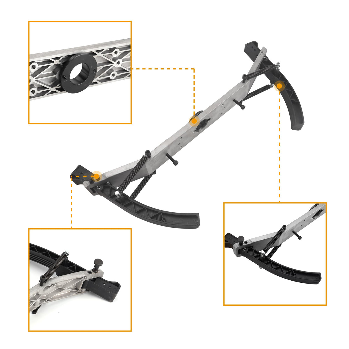 Motorcycle Tire Clamp, Wheel Balancer Adapter,10mm Installation Shaft, Motorcycle Tyre Balancing Tool, with 36 38 40mm Hole Size(Install Size:10x1.5mm)