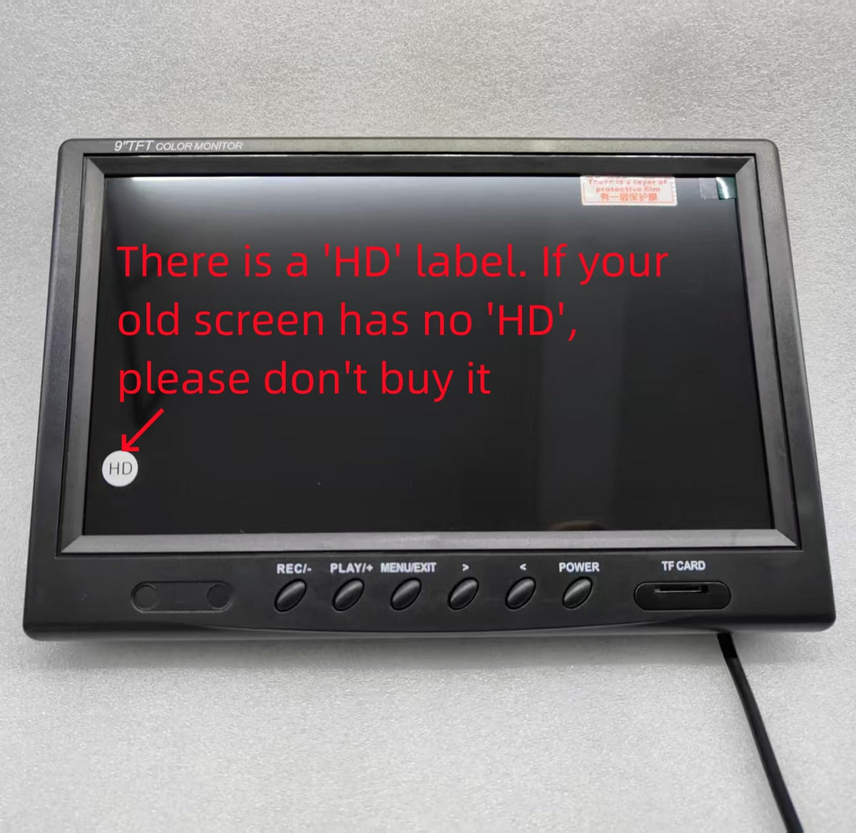 Sewer Camera Replacement Ultra High Definition 9inch Display Screen w/16GB DVR Video Rcording,JQKJCAM Drain Pipe Borescope Accessory,Monitor of Pipe Inspection Camera SP09A SP09F 9600F WP90F
