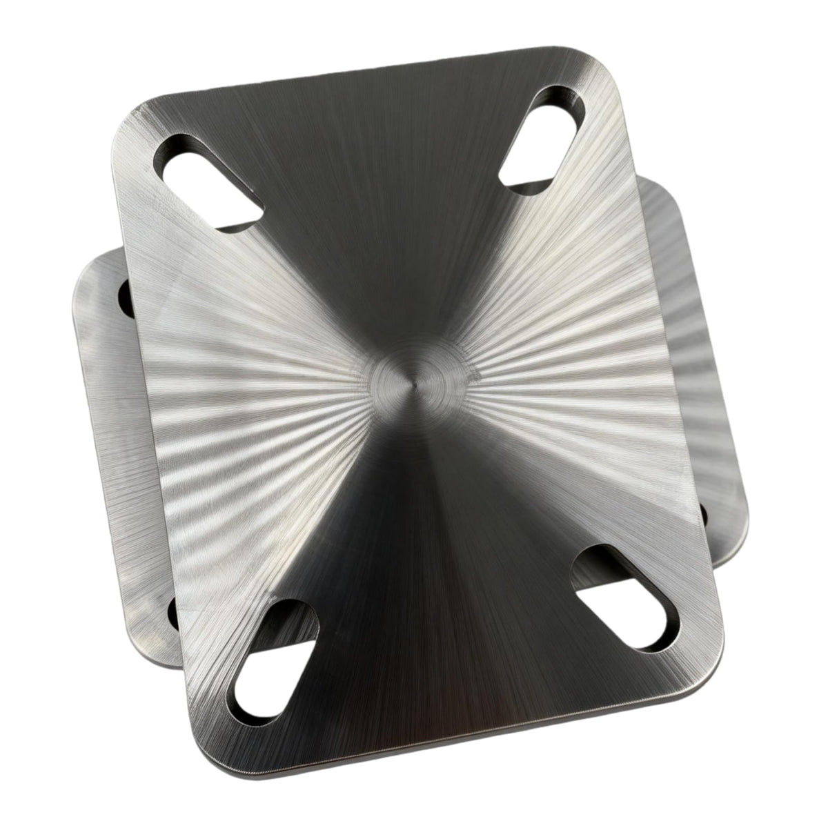BoCID Heavy Duty Bearing Plate Turntable 5,500 Lb Rating Greaseablle, Kingpinless Design, for Workstations & Displays Industrial Ball Bearing Turntable Swivel Plate 6.3"x4.53"