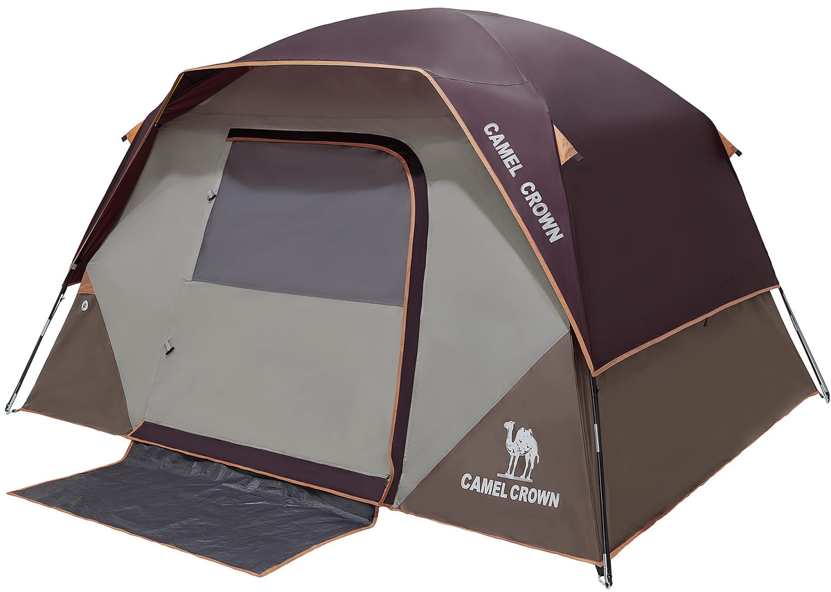 CAMEL CROWN Tents for Camping 8 Person Waterproof Quick Setup Folding Outdoor Backpacking Tents 8 People Family Hiking