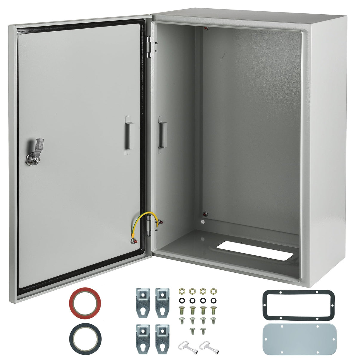 Waterproof Electrical Enclosure 24 x 16 x 12'', Outdoor Electrical Box Weatherproof, Electrical Junction Box with Reinforced Lock