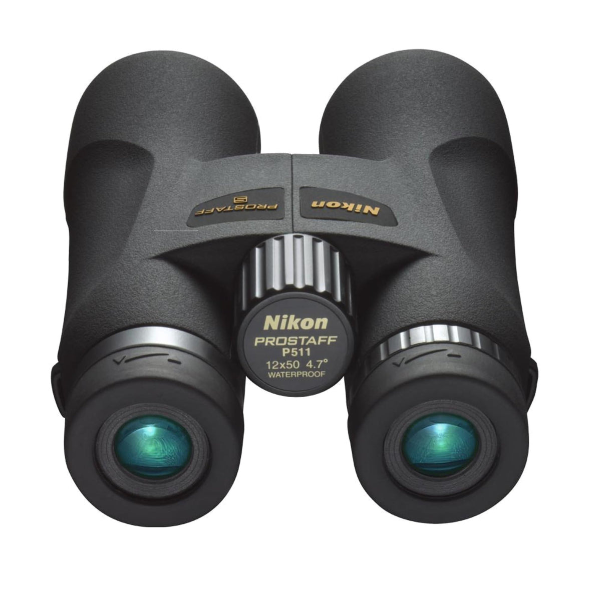 Nikon PROSTAFF 5 12x50 (7573) Black Binoculars Bundle with Lens Pen and Cleaning Cloth, Compact Binoculars for Adults for Hunting, Bird Watching, and Hiking Essentials, Zoom, Travel