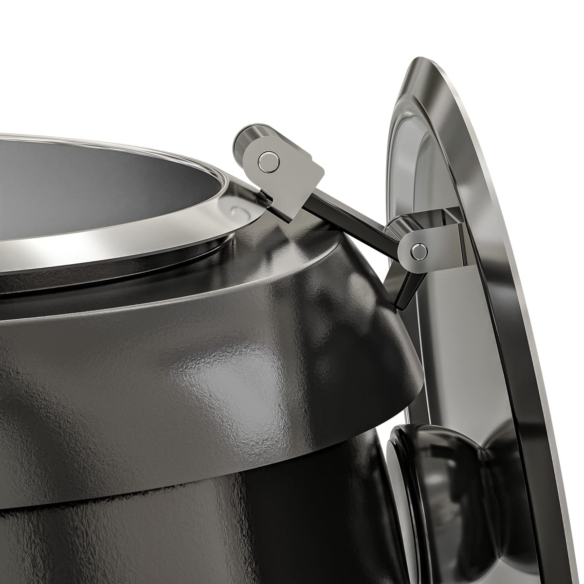 KoolMore Commercial Soup Kettle Warmer with Hinged Lid and Removable Pot Insert for Buffet, Restaurant, Party, Event, and Catering, Large 2.5 Gallon, Electric [Black] (SK-BK-3G)