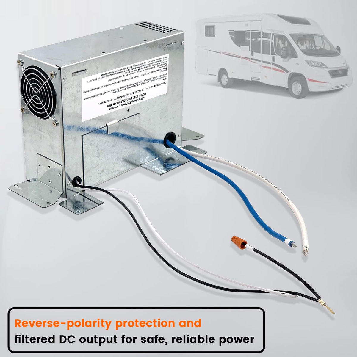 Power Components 55RU RU Series 55 Amp P-arallax and MagneTek 7355 Power Centers Three Current Stage Converter/Charger