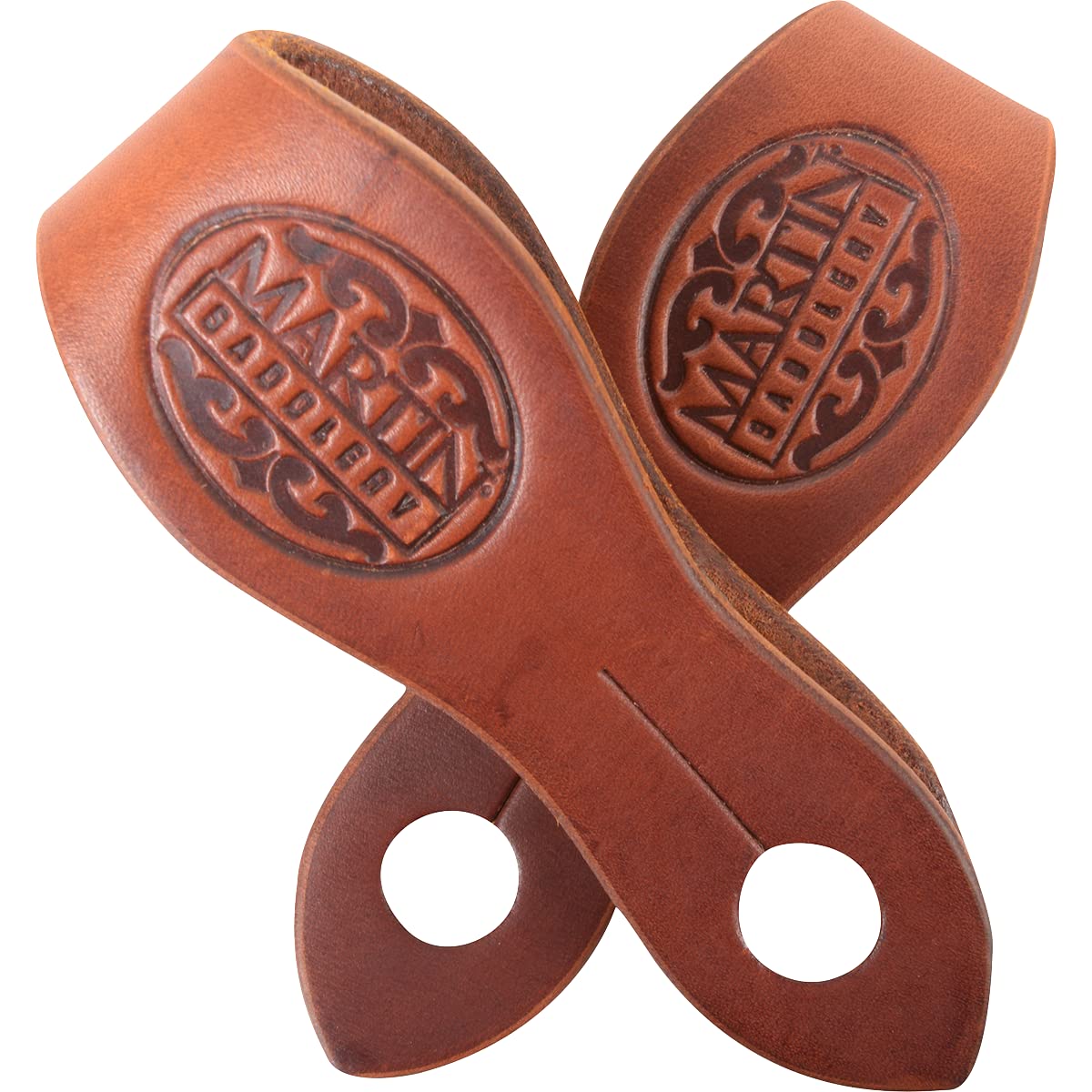 Martin Saddlery Chestnut Skirting Leather Medium Slobber Straps Chestnut Medium