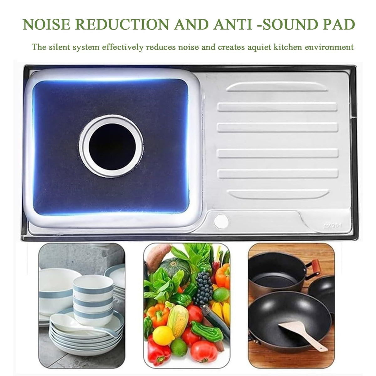Free Standing Utility Sink, Outdoor Stainless Steel Laundry Tub, Portable Single Bowl Washing Hand Basin Station with Workbench, Fish Cleaning Table &Storage Shelves for Garage, Kitchen,Camping