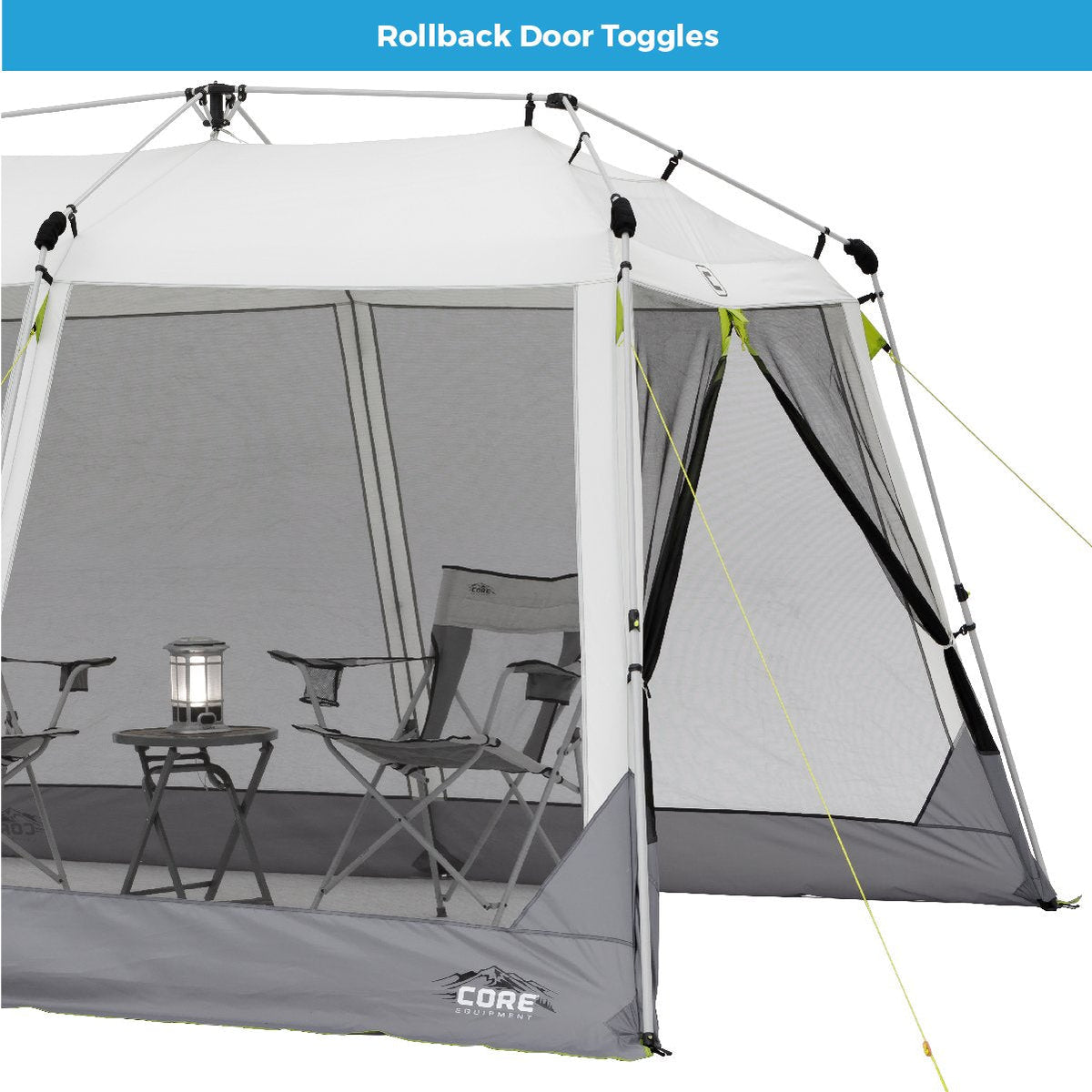 CORE 12'x10' Instant Screen House with Footprint and Tent Kit