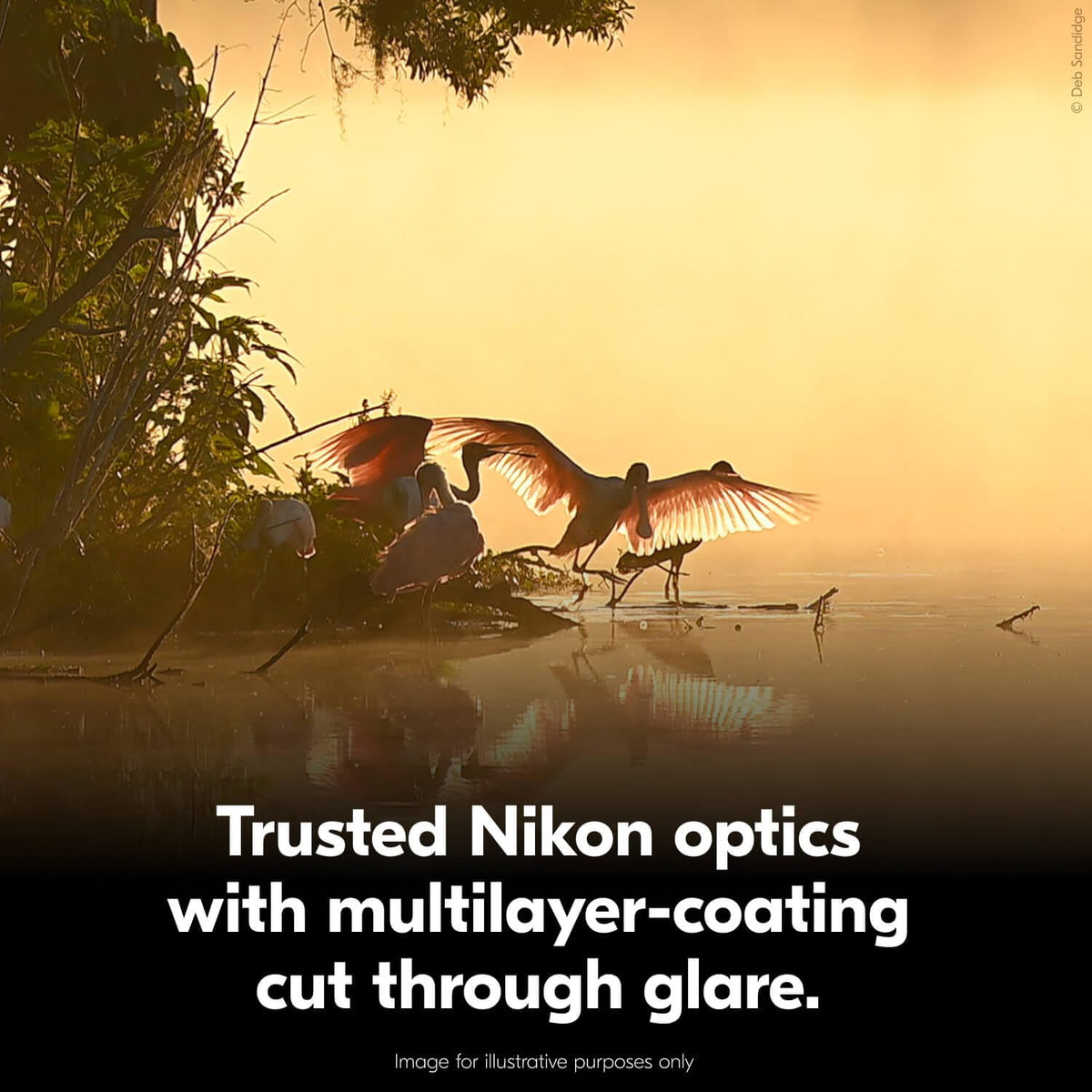 Nikon Trailblazer II 10x25 | Ultra-Compact Waterproof and Fogproof Travel Binoculars with Multilayer-Coated Optics and Rubber-Armored Body