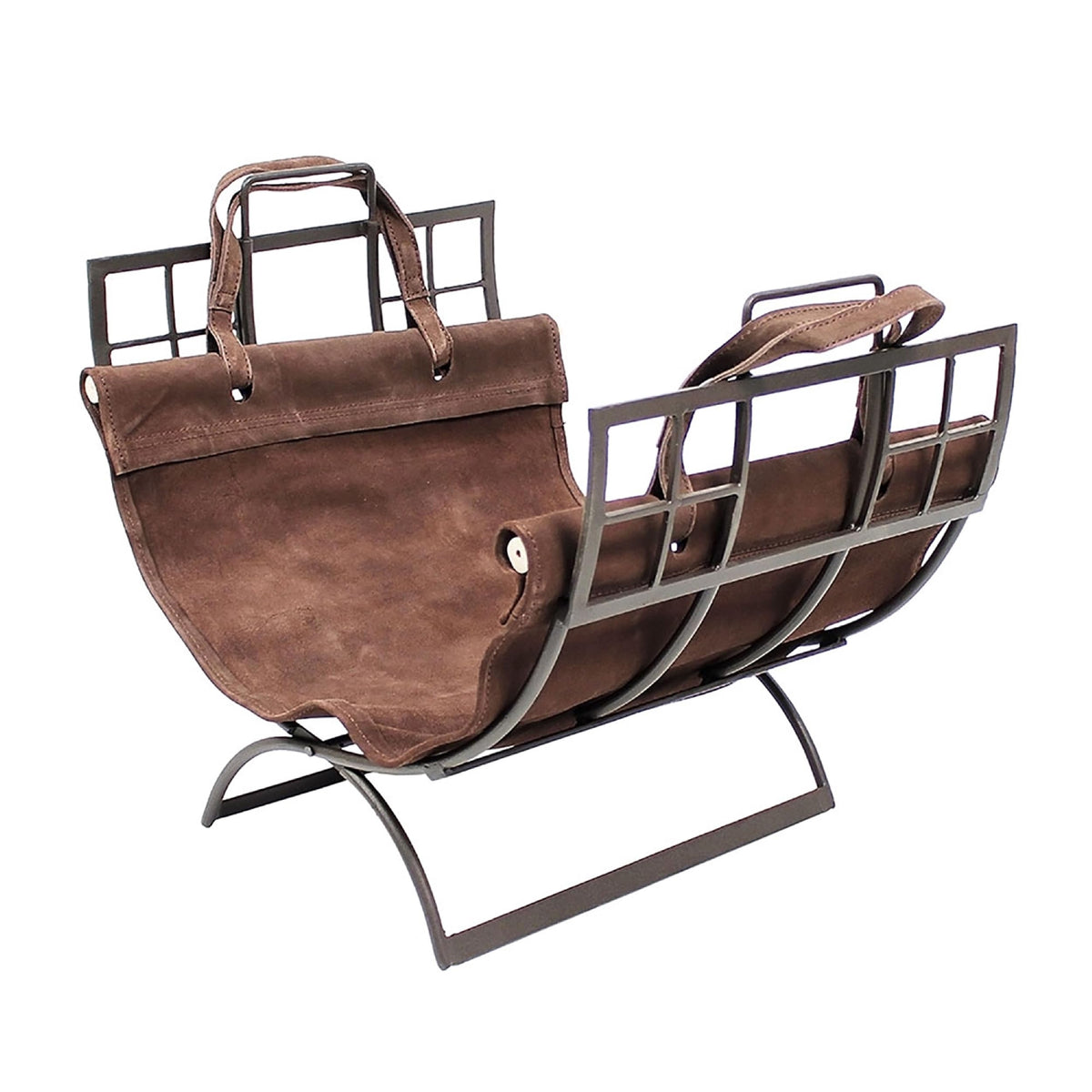 Minuteman International Arts & Craft Log Holder w/Suede Carrier