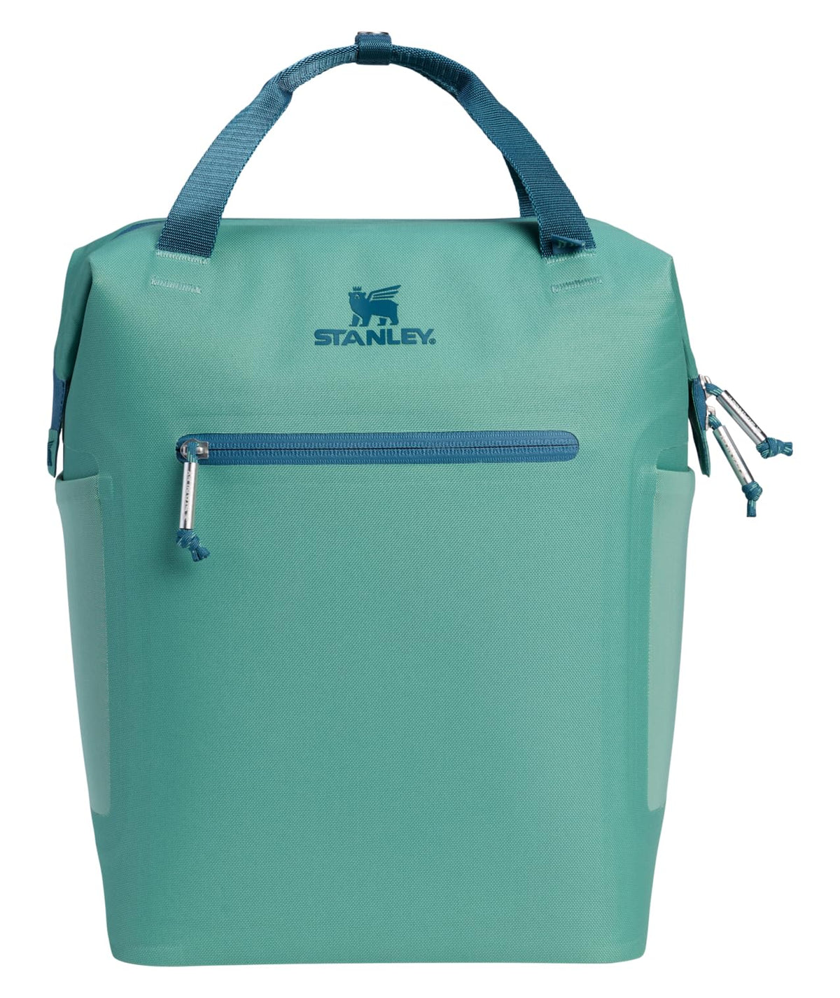 Stanley All Day Madeleine Mini Backpack Soft Cooler 14 Quarts | 20 Can Cooler with Handle and Shoulder Straps | Stays Cold for Hours | Insulated Travel Bag with Zipper | BPA-Free | Spring Green