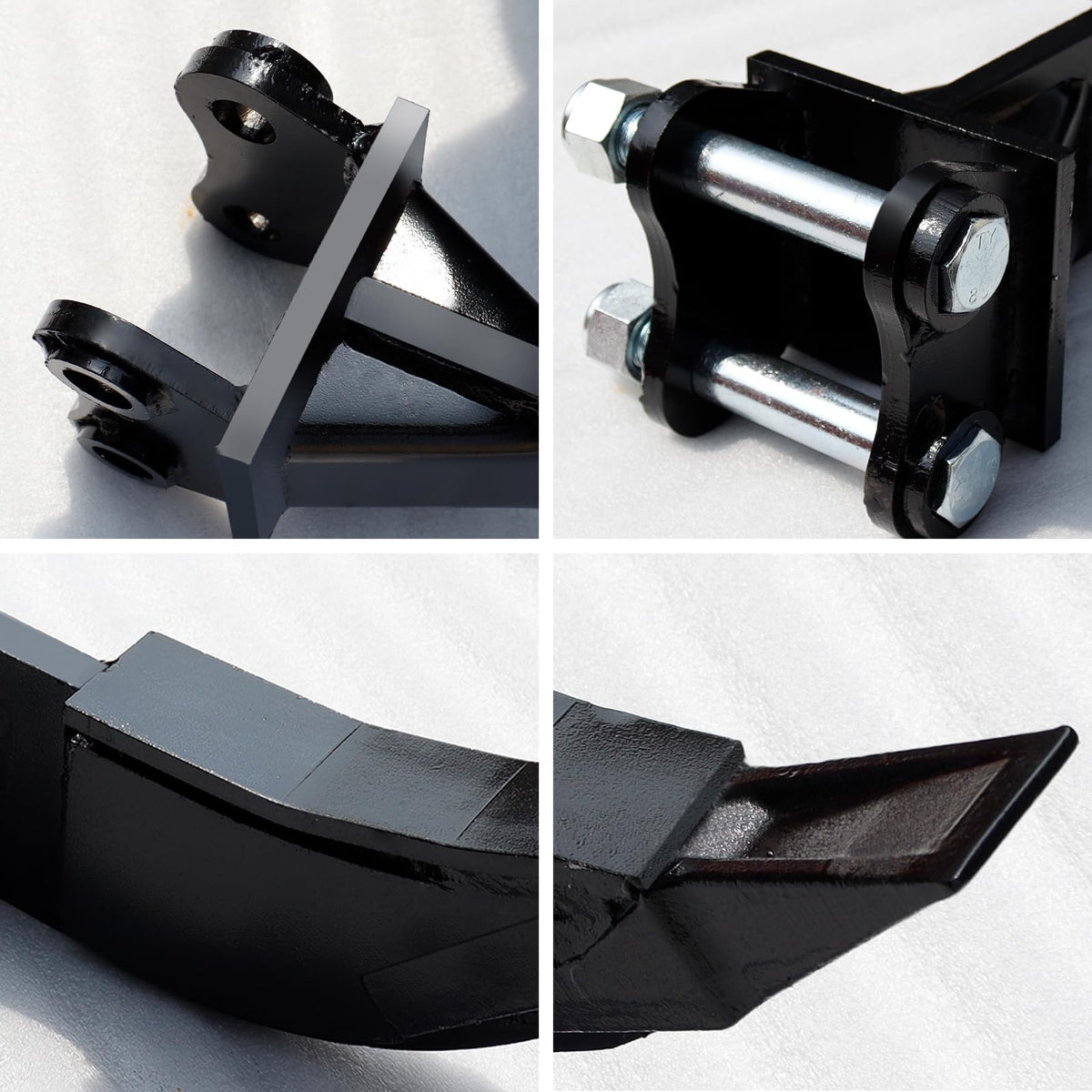 DANWIWEE Mini Excavator Accessories Ripper, Single Hook Backhoe, Span: 3.54in,Hole Diameter: 0.98in,Center Wheelbase: 3.46in, Suitable for Mini Excavators for 1 to 1.5 Tons