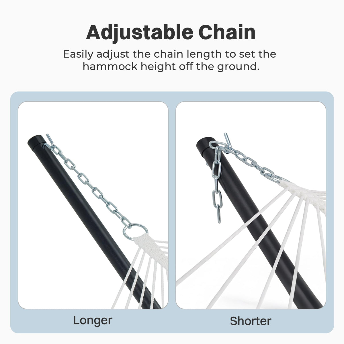 SUPERJARE Hammock with Stand, 2 Person Quilted Outdoor Hammock, Detachable Pillow & Bamboo Spreaders, Portable Hammock with Carrying Bag, Heavy Duty Stand, Perfect for Outside, Patio, Dark Cyan