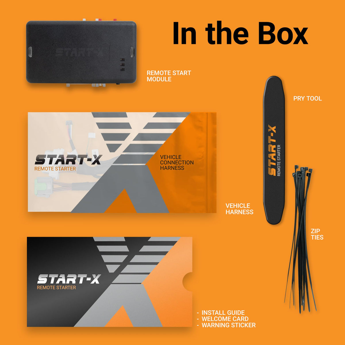 Start-X Remote Starter Kit for RAM 1500 (2019, 2020, 2021, 2022, 2023, 2024) Trucks | Push-to-Start Ignition | Plug & Play Install | Lock 3X to Remote Start