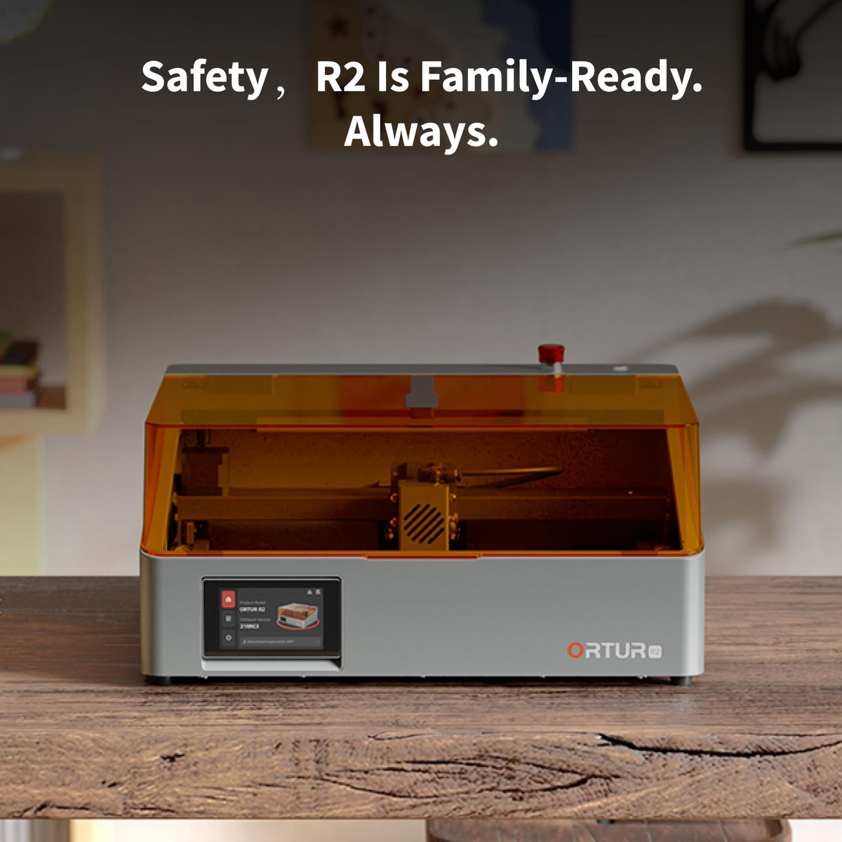Ortur R2 10W Laser Engraver Enclosed Laser Cutter and Engraver Machine Smart Camera Positioning Batch Engraving Wood & Metal