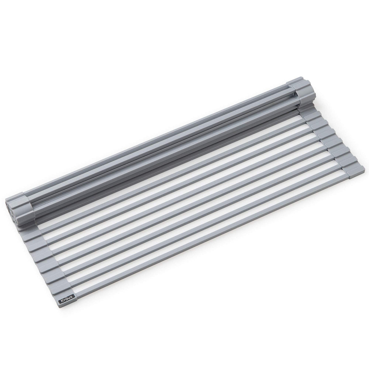 KRAUS Dex 25-inch Kitchen Sink and Roll-Up Dish Drying Rack Bundle