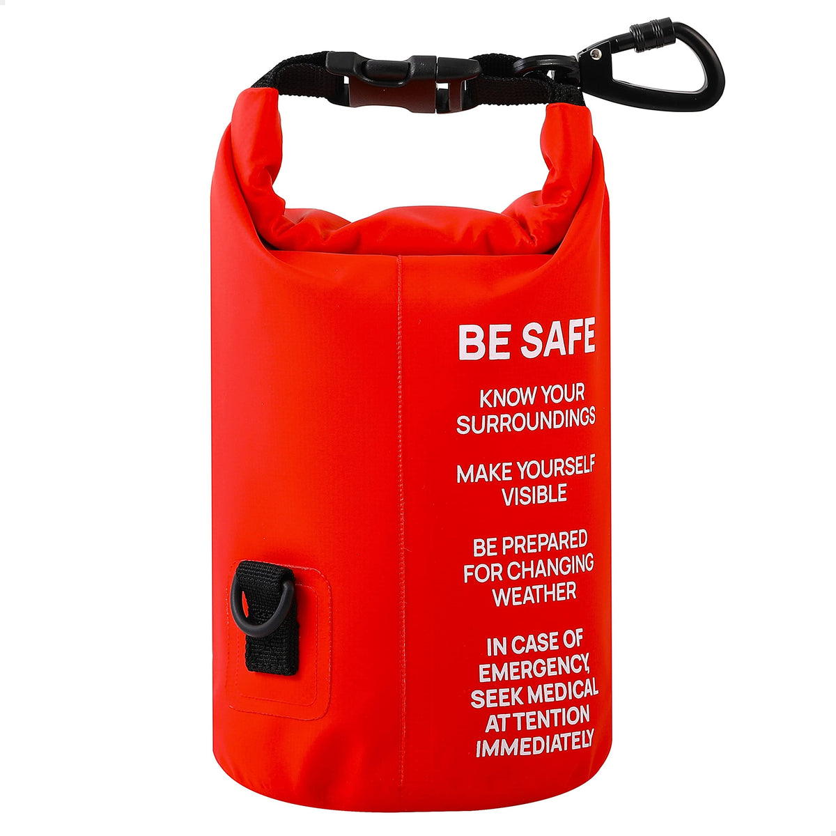 Breakwater Supply Waterproof Preparedness Pack, IP68 Submersible Airtight Backpack and Waterproof Marine First Aid Kit for Boating, Fishing, Kayaking (Fogland Lite 15L Fog White)