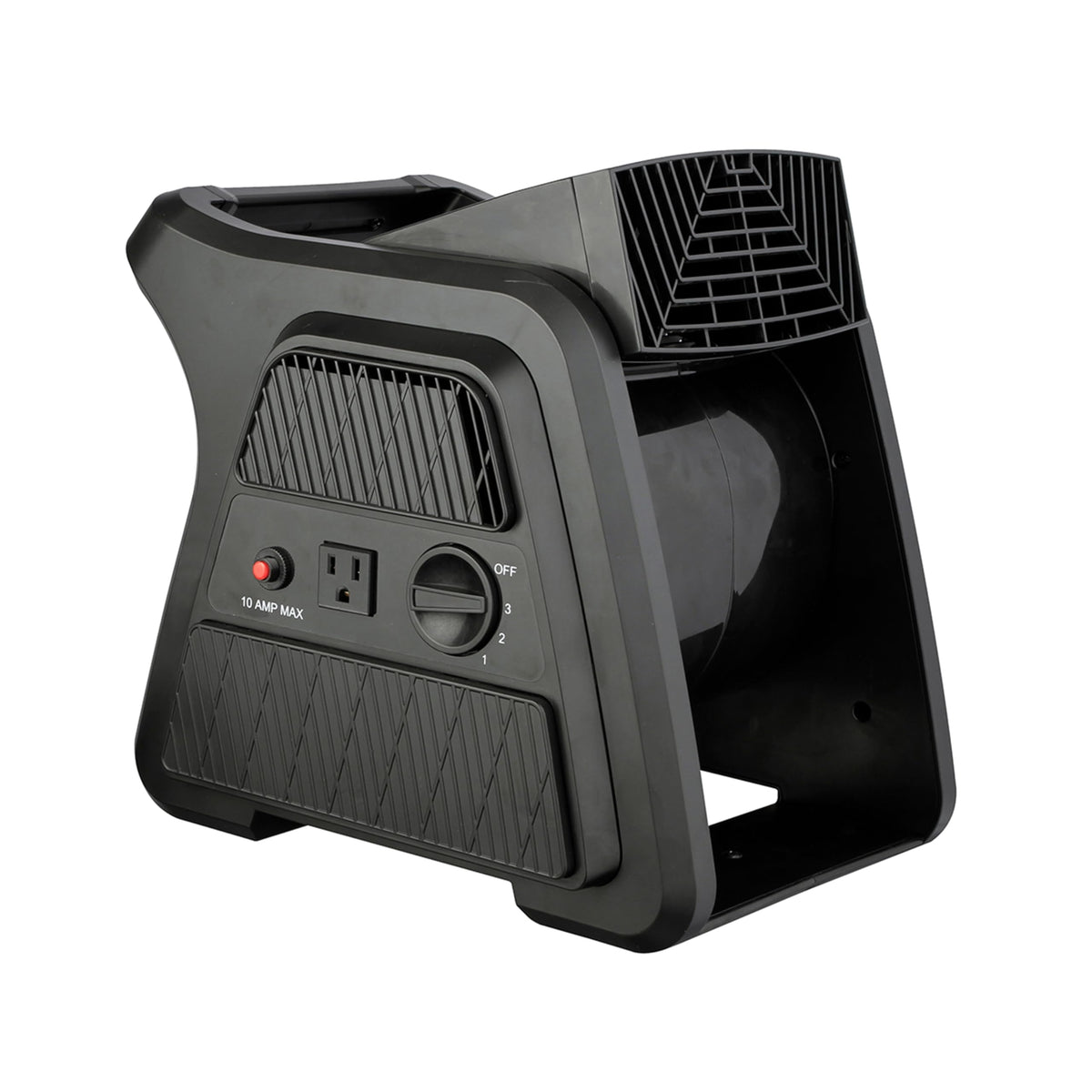 Techni Home Pivoting 600 CFM High Velocity Floor Blower for Drying, Cooling, Ventilating, Exhausting, 300° Blowing Angle, 10AMP Outlet, Portable Carpet Dryer Fan for Home, Office, or Commercial Use