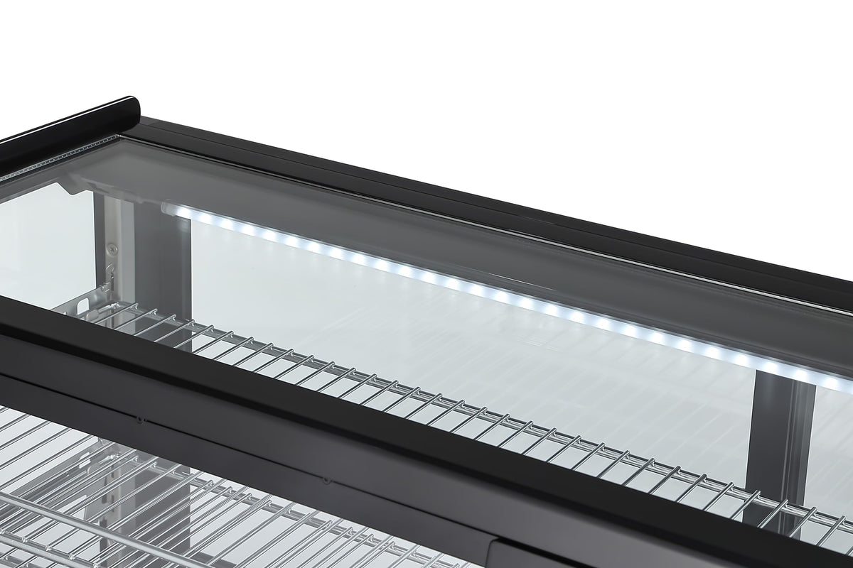 48 in. Self-Service Countertop Bakery Display Refrigerator in Black (CDC-250-BK)