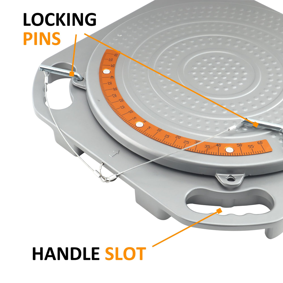 Nienloop Wheel Aligner System Turnplates Turntables Radius Plates with Scale 4 Ton Load Capacity for Alignment Scissor Lift 4-Post Lift