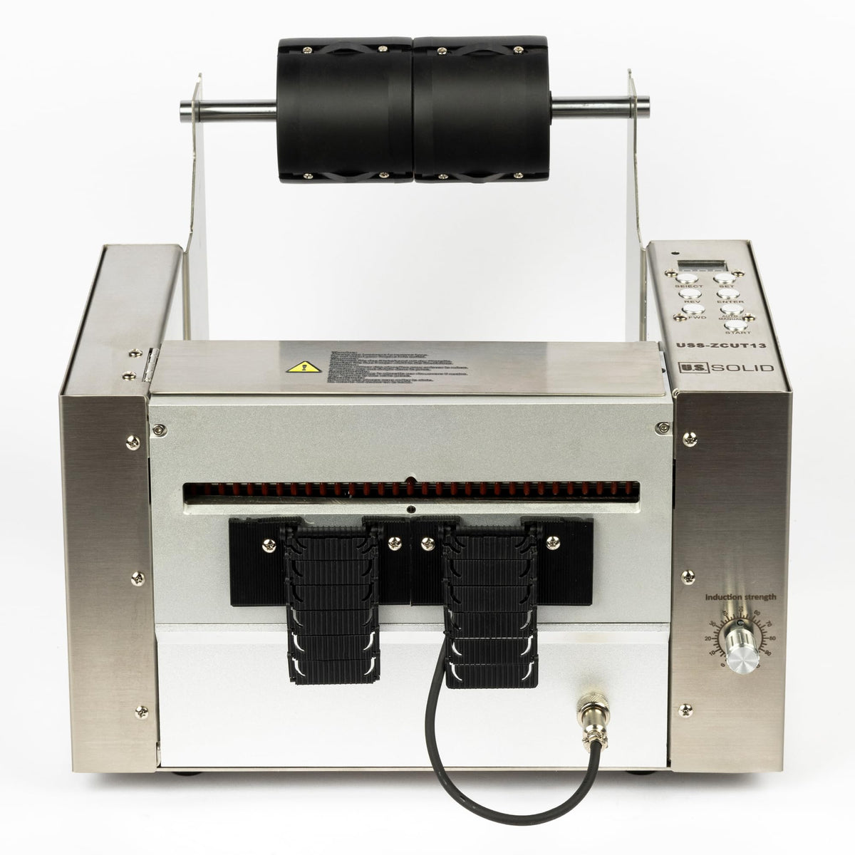 U.S. Solid Automatic Tape Film Dispenser Electric Cutting Machine USS-ZCUT13, Width 7.87 in, High Speed