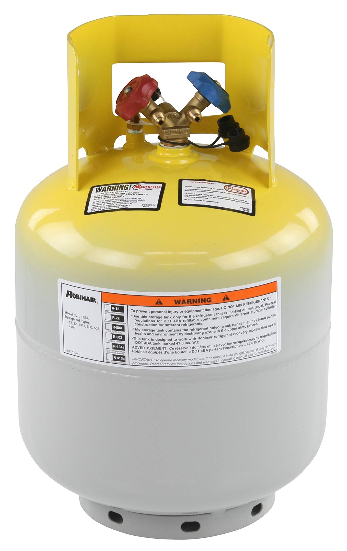 Robinair (17506) Refrigerant Empty Tank - 50 lbs.