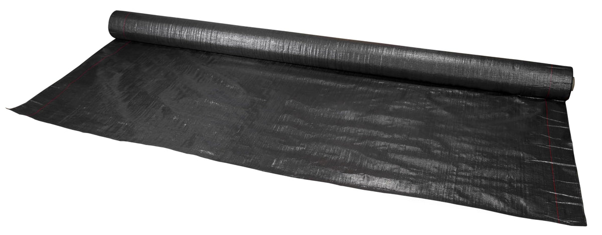 Mutual WF 200 Woven Geotextile Fabric 6'x300' Multi-Purpose Polyethylene Landscape Fabric for Landscapes, Driveways, Greenhouses, Flower Beds, and Soil Stabilization