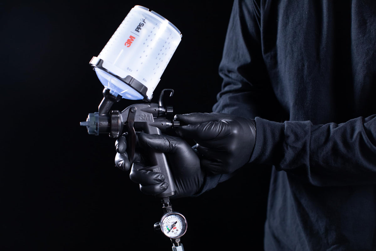 3M Performance Spray Gun 2 with 3M Performance Air Flow Control Valve, 26852, Paint Sprayer use with HVLP Fine Finish Nozzles, for Industrial Paint and Coating Applications