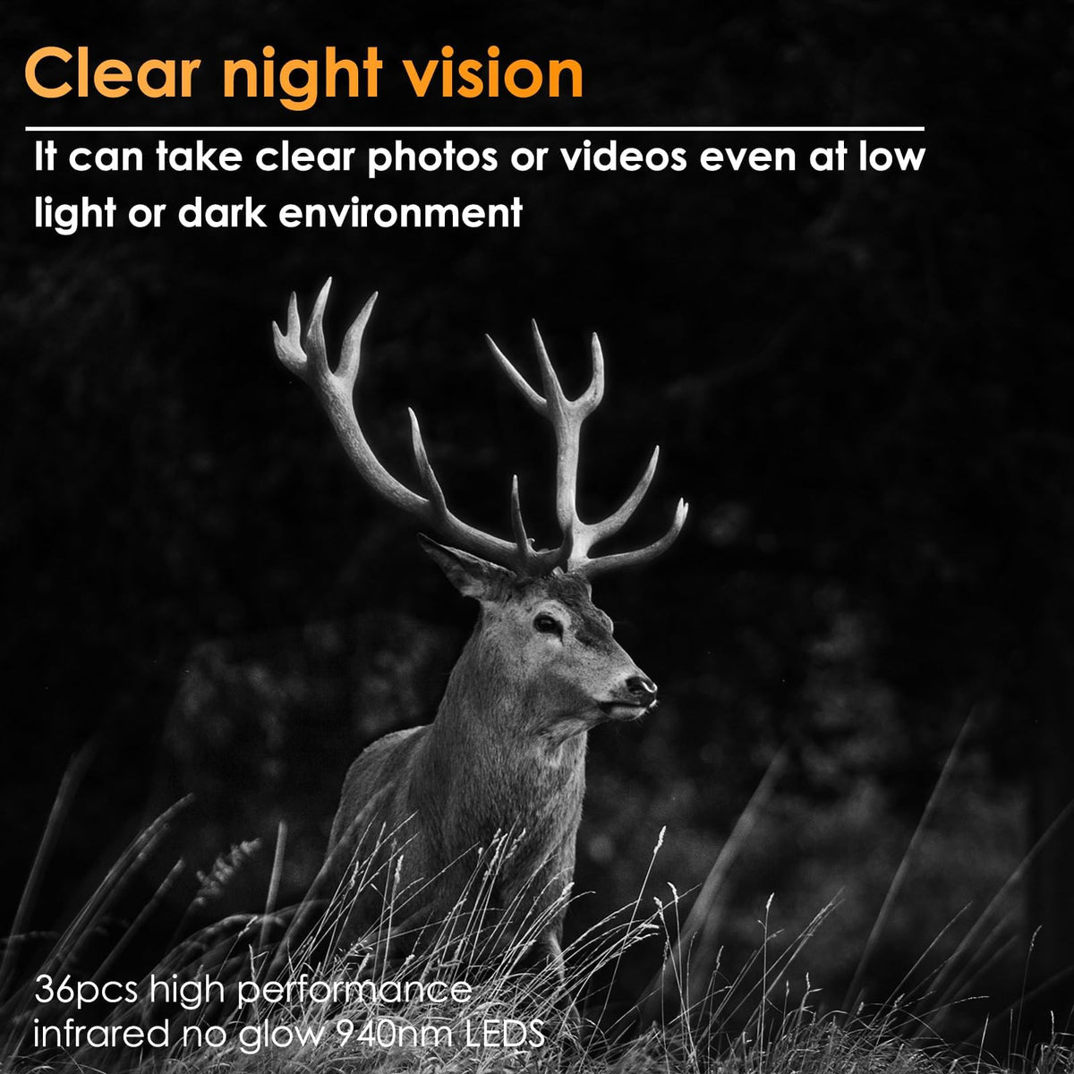 2 Pack Trail & Game Camera, 64MP 1296P Professional Outdoor Cam with 0.1s Trigger Night Vision Motion Activated, IP66 Waterproof 120° Wide Angle for Outdoor Wildlife Monitoring & Yard Security