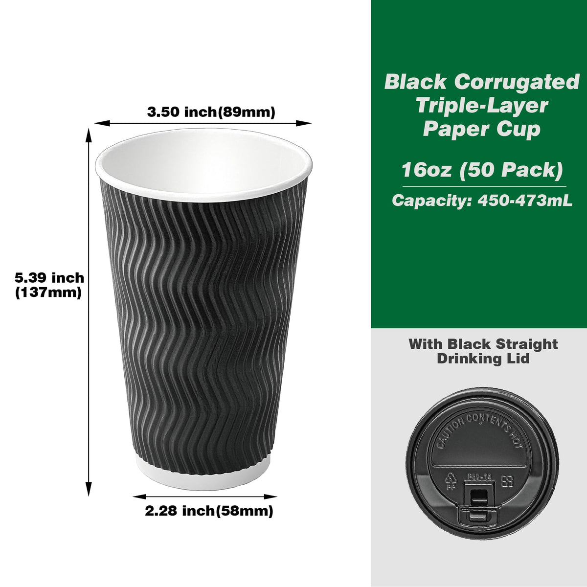 NUPANT 12-Cup Coffee Maker 1.8L Commercial Drip Coffee Maker + 200-Pack 16oz Insulated Paper Cups with Lids | Complete Pour Over Coffee Serving Bundle for Coffee Bar, Restaurant & Catering