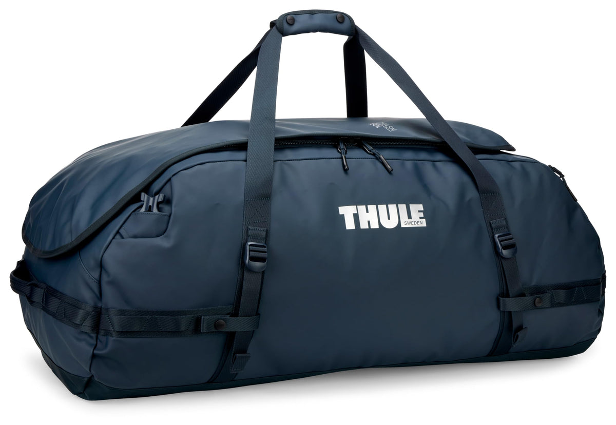 Thule Chasm 130L Duffel, Easy to Pack, Converts to Backpack, Internal mesh Pockets, Lockable Zippers, Recycled Materials