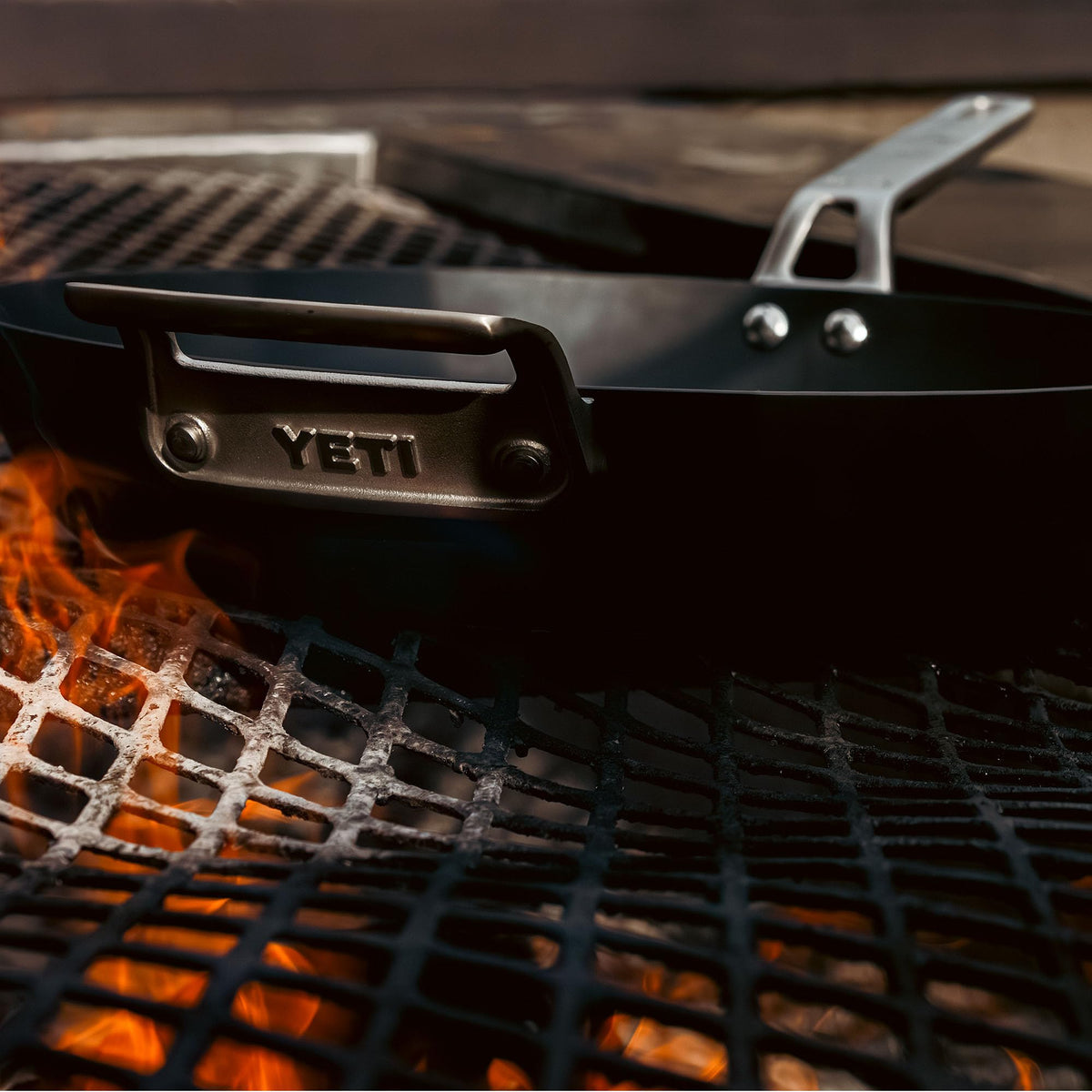 YETI Carbon Steel Skillet 10" - Pre-Seasoned Nonstick, Rust-Resistant, Use on Stovetop, Oven, Grill, or Campfire