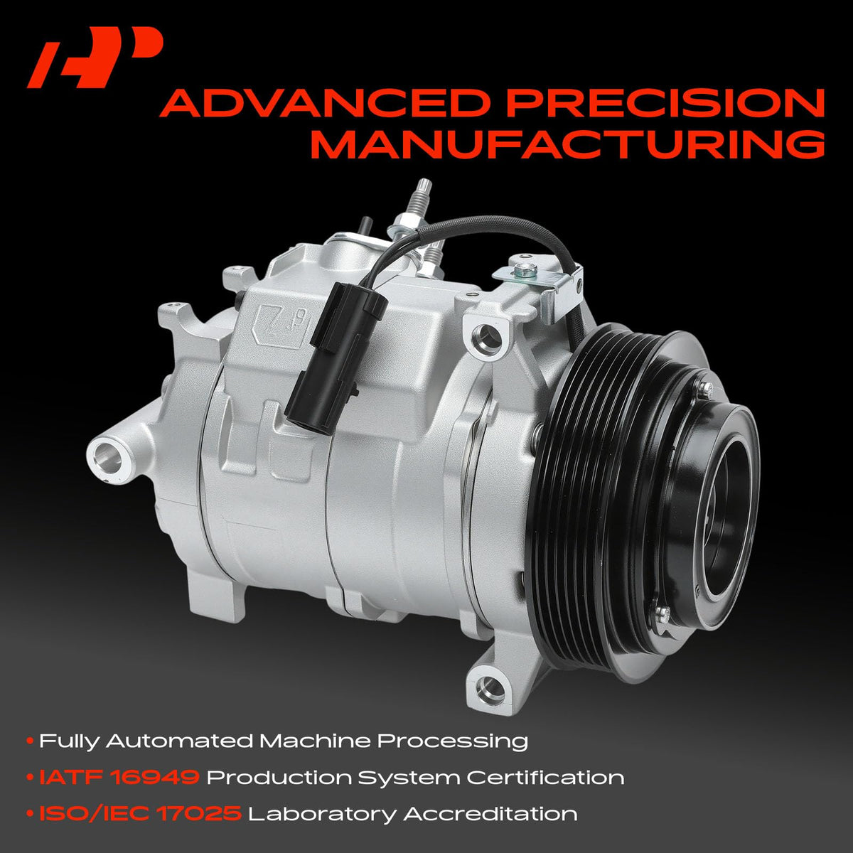 A-Premium A/C Compressor with Clutch Compatible with Chrysler 300 2007-2010, Dodge Charger Challenger 2009-2010, Magnum 2007-2008, 3.5L 4.0L