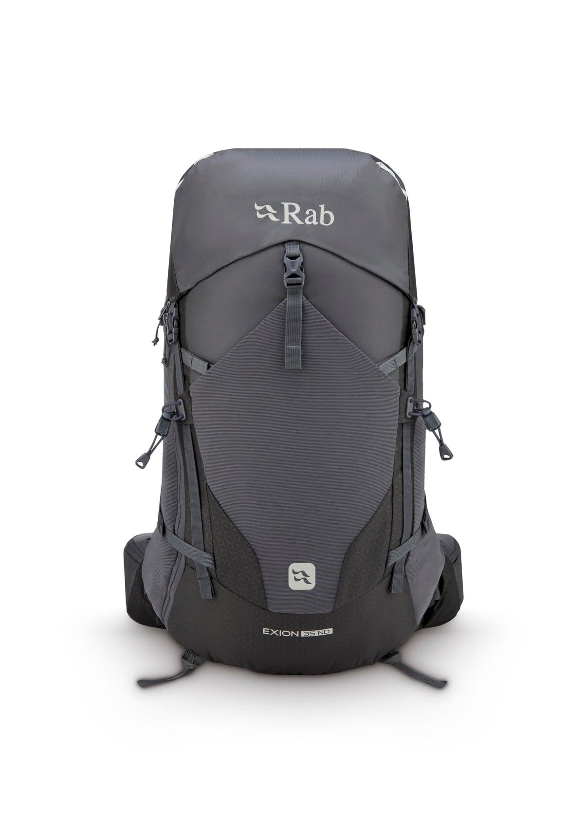 Rab Women's Exion ND Backpack - Comfortable Daypack for Hiking, Trekking, & Backpacking - Anthracite/Graphene - 35-Liter (Back Length - Small/Medium)