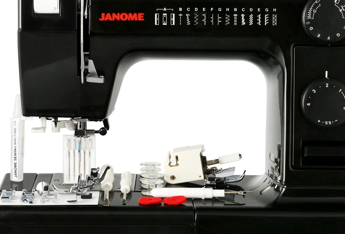 Janome HD1000BE HD1000 Black Edition All Metal Body Sewing Machine, one size