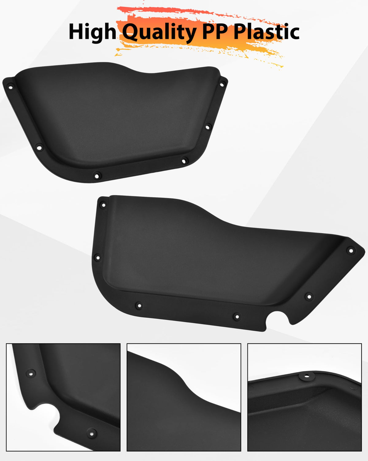 SAUTVS Interior Door Pockets for Polaris Xpedition XP 5/ADV 5 NorthStar 2024 2025 2026 Accessories, Front and Rear Interior Door Pockets Storage(4PCS)