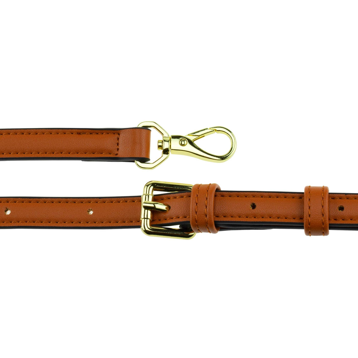 Allzedream Leather Purse Strap Replacement Crossbody Handbag Long Adjustable, Brown, M