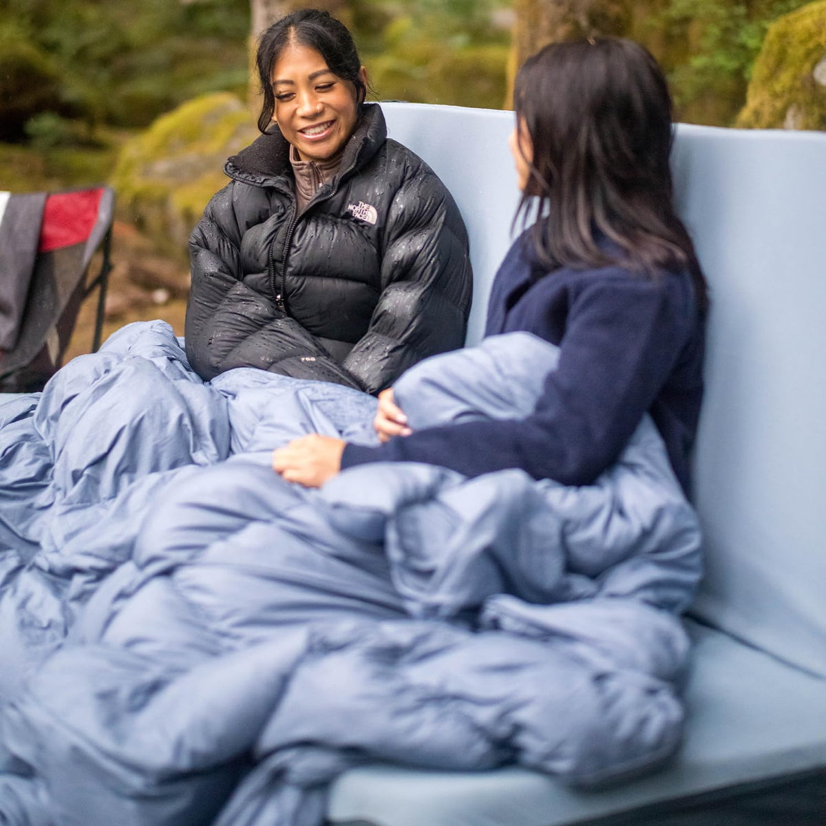 HEST Packable Down Comforter for Camping, Double Size - Warm Outdoor Puffy Blanket, Down Blanket with 50-L Tote, Hydrophobic Duck Down - Perfect for Hiking, Camping, Backpacking & Outdoor Adventures