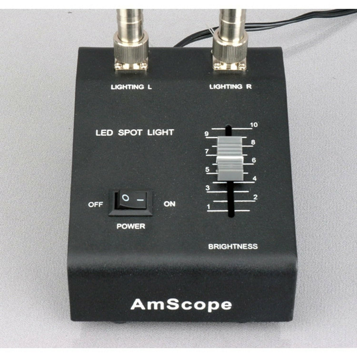 AmScope LED-6W-UV365 Powerful 6 Watt LED Dual Goose-Neck UV-365 Light Illuminator